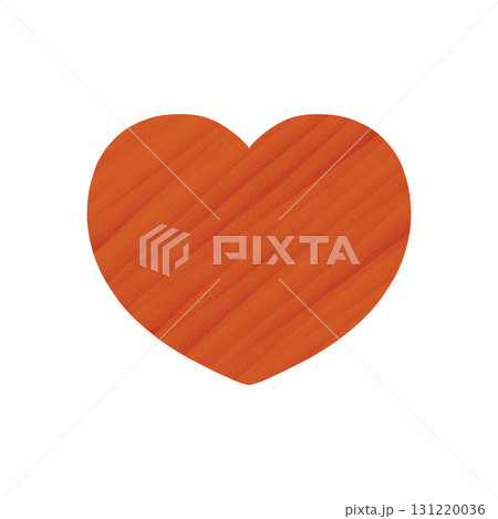 手描きのハート - 四季を感じる橙色 × 鮮やかな赤色 手描きのハート - 四季を感じる橙色 × 鮮やかな赤色 131220036