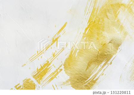 金の筆致が映える和風抽象背景 131220811