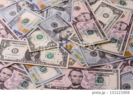 USA money, cash paper dollars, american business and financial transactions. Cash dollars 131221008
