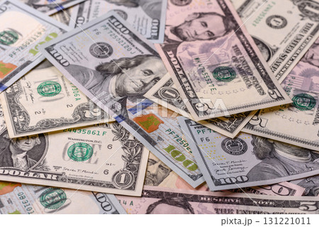 USA money, cash paper dollars, american business and financial transactions. Cash dollars 131221011