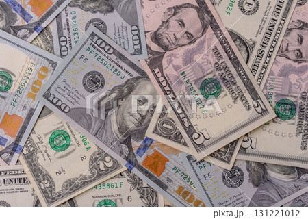 USA money, cash paper dollars, american business and financial transactions. Cash dollars 131221012