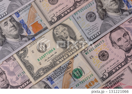 USA money, cash paper dollars, american business and financial transactions. Cash dollars 131221066