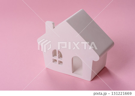 House, buying or selling real estate, concept background with money and piggy bank. Real estate House, buying or selling real estate, concept background with money and piggy bank. Real estate 131221669