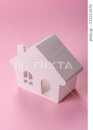 House, buying or selling real estate, concept background with money and piggy bank. Real estate House, buying or selling real estate, concept background with money and piggy bank. Real estate 131221670