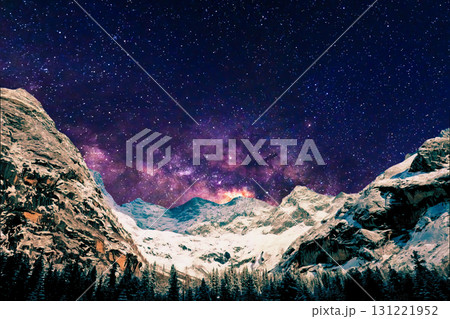 milky way in the mountains, stars, milky galaxy in the mountains. the milky way in the mountains, stars and milky way in the background milky way in the mountains, stars, milky galaxy in the mountains. the milky way in the mountains, stars and milky way in the background 131221952