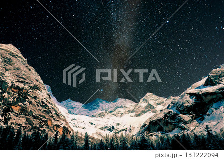 milky way in the mountains, stars, milky galaxy in the mountains. the milky way in the mountains, stars and milky way in the background milky way in the mountains, stars, milky galaxy in the mountains. the milky way in the mountains, stars and milky way in the background 131222094