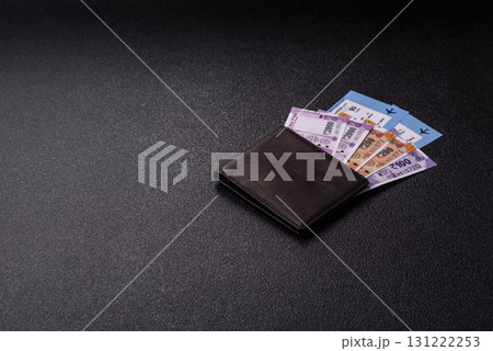 Indian money, rupee, paper banknotes, cash. Indian money for travelling Indian money, rupee, paper banknotes, cash. Indian money for travelling 131222253