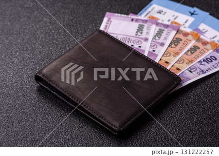 Indian money, rupee, paper banknotes, cash. Indian money for travelling Indian money, rupee, paper banknotes, cash. Indian money for travelling 131222257