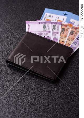 Indian money, rupee, paper banknotes, cash. Indian money for travelling Indian money, rupee, paper banknotes, cash. Indian money for travelling 131222260