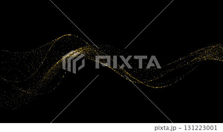 Vector Abstract Shiny Gold Glitter Wave design element. For New Year, Merry Christmas, Birthday and Wedding greeting card and invitation. Luxury Background design Vector Abstract Shiny Gold Glitter Wave design element. For New Year, Merry Christmas, Birthday and Wedding greeting card and invitation. Luxury Background design 131223001