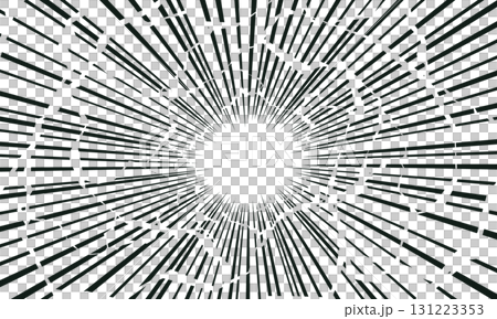 集中線とビリビリしたエフェクト 131223353