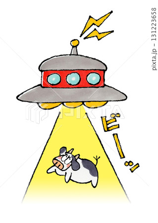 UFOに連れ去られる牛 UFOに連れ去られる牛 131223658
