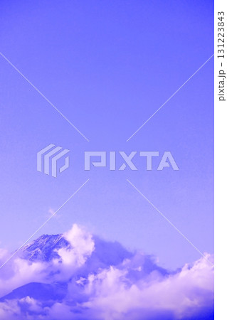 時之栖から見る雲に覆われた富士山 時之栖から見る雲に覆われた富士山 131223843