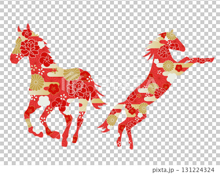 走る馬 シルエット 走る馬 シルエット 131224324