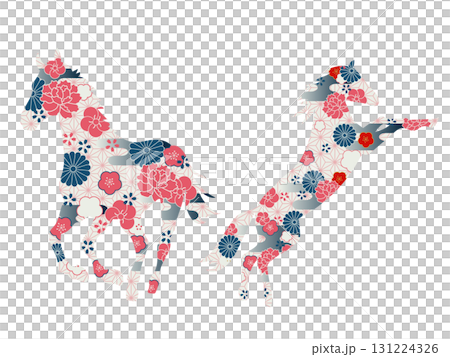 走る馬　シルエット 131224326