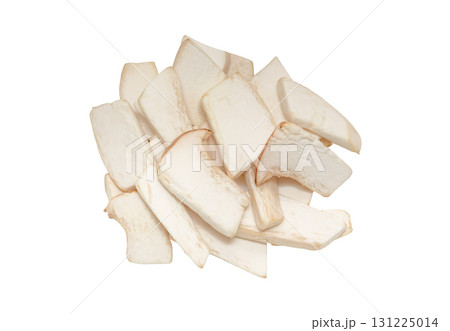 簡単調理、カットエリンギ【白背景・切り抜き】 簡単調理、カットエリンギ【白背景・切り抜き】 131225014