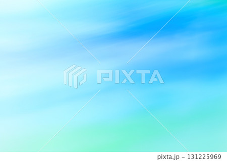 青・緑色系　流れるようなラインの抽象的背景 131225969
