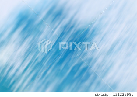 青色系くすみカラー　流れるようなラインの抽象的背景 131225986