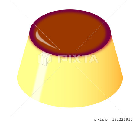 プリンのベクターイラスト素材 131226910