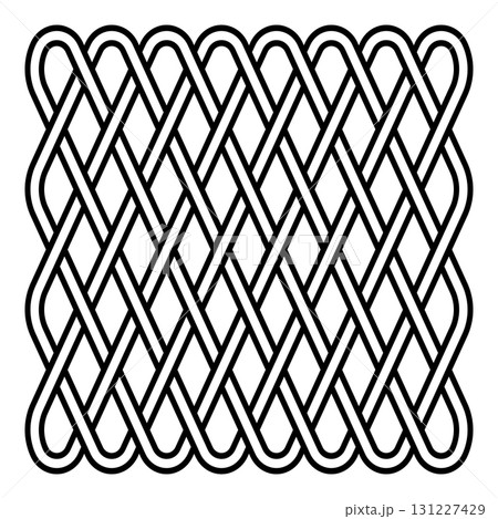 Intricate Celtic knot pattern with interwoven lines decorative elements Intricate Celtic knot pattern with interwoven lines decorative elements 131227429