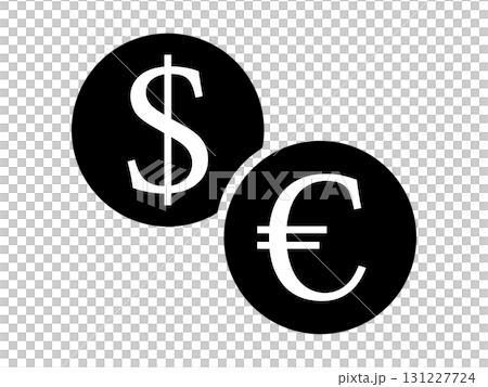 貨幣兌換圖示單色 貨幣兌換圖示單色 131227724