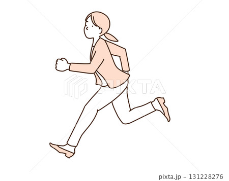 走る、ビジネスウーマンは忙しい 走る、ビジネスウーマンは忙しい 131228276