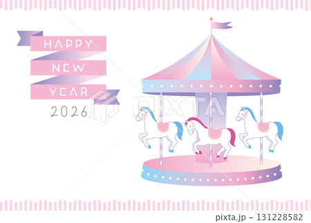 2026年メリーゴーランド年賀_2 2026年メリーゴーランド年賀_2 131228582