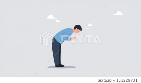 感謝と誠意を伝えるお辞儀 131228731