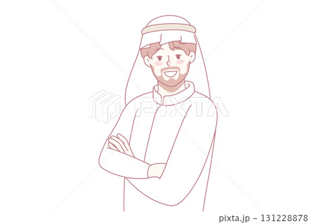 Arabic man in thobe Arabic man in thobe 131228878