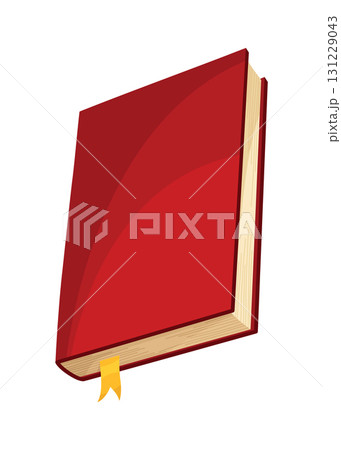 Old closed book. Wisdom or education concept. Vintage library design element. Ancient writing stationery symbol for poetry work or education Old closed book. Wisdom or education concept. Vintage library design element. Ancient writing stationery symbol for poetry work or education 131229043