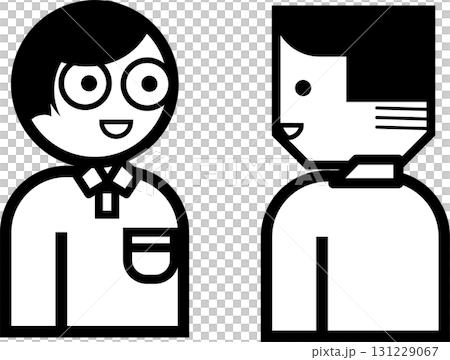 上司に報告する人 131229067