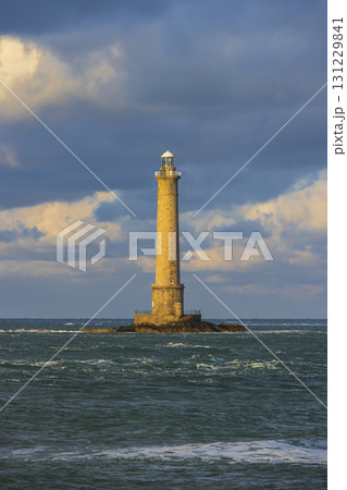 Phare de la Hague near Cap de la Hague, Normandy, France 131229841