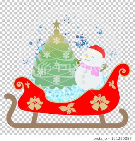 ソリ型のスノードーム ソリ型のスノードーム 131230087