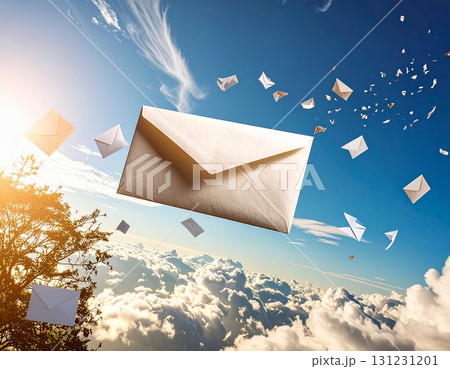 青空に舞う封筒 青空に舞う封筒 131231201