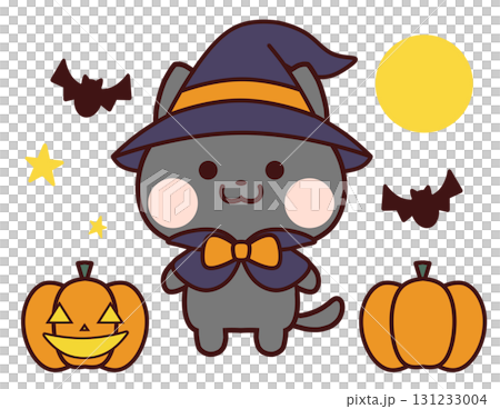 Halloween black cat 131233004