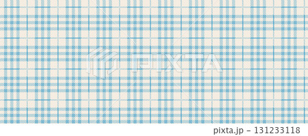 Light blue checkered vichy fabric pattern in kids style. Seamless gingham tartan vector background for textile, packaging, and summer picnic theme. Light blue checkered vichy fabric pattern in kids style. Seamless gingham tartan vector background for textile, packaging, and summer picnic theme. 131233118