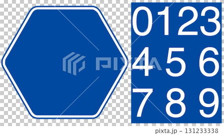 Road sign design parts: Japanese prefectural roads Road sign design parts: Japanese prefectural roads 131233338