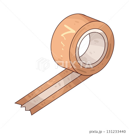 illustration of Packaging Tape 131233440
