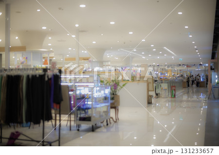 Blurred background bright shopping mall Silver gray lighting. defocused store light bokeh in retail store. Blurry hospital bright softness hotel with copy space. Backdrop present design template. Blurred background bright shopping mall Silver gray lighting. defocused store light bokeh in retail store. Blurry hospital bright softness hotel with copy space. Backdrop present design template. 131233657