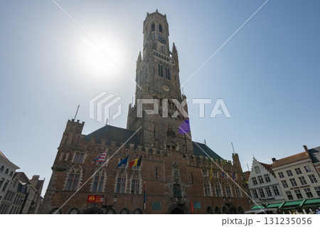 ブルージュ市庁舎（世界文化遺産・ブルージュ歴史地区）／ブルージュ、ベルギー 131235056