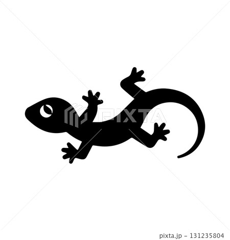 Gecko under roof logo symbolizing protection, harmony and tropical eco lifestyle Gecko under roof logo symbolizing protection, harmony and tropical eco lifestyle 131235804
