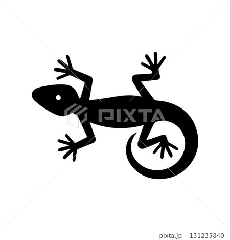 Black gecko home logo perfect for eco-friendly brands and reptile-themed products 131235840