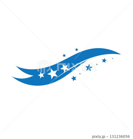Creative blue cleaning vector representing hygiene, sanitation, and spotless environment design 131236056