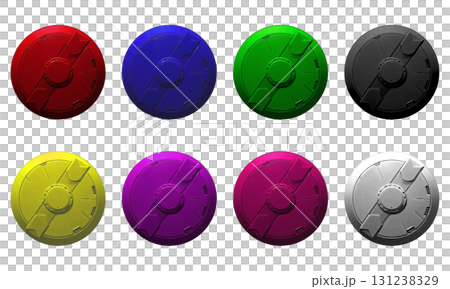 8色圓形設計 8色圓形設計 131238329