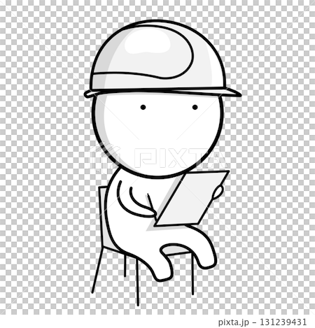 An engineer with a journal An engineer with a journal 131239431