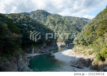 三重県　奈良県　和歌山県　瀞峡の風景 131239518