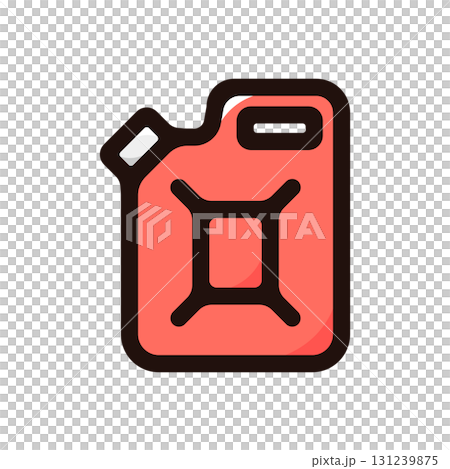 燃料、燃料タンクのイラストアイコン（ガス・燃料・仕事素材） 131239875