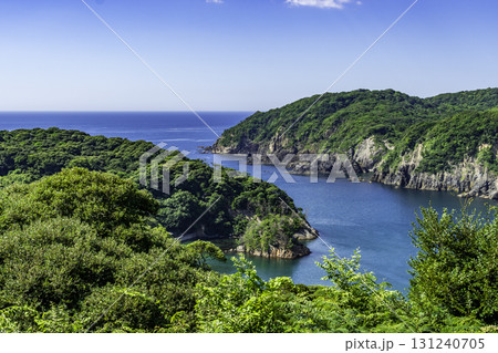 浜田 外ノ浦から日本海へ 島根県浜田市 浜田 外ノ浦から日本海へ 島根県浜田市 131240705
