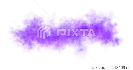 Thick violet smoke cloud on transparent background isolated on black for atmospheric visual effects or overlays Thick violet smoke cloud on transparent background isolated on black for atmospheric visual effects or overlays 131240955