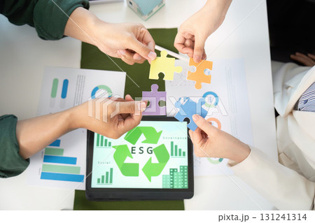 Hands Joining for ESG Puzzle Completion in Collaborative Meeting Hands Joining for ESG Puzzle Completion in Collaborative Meeting 131241314